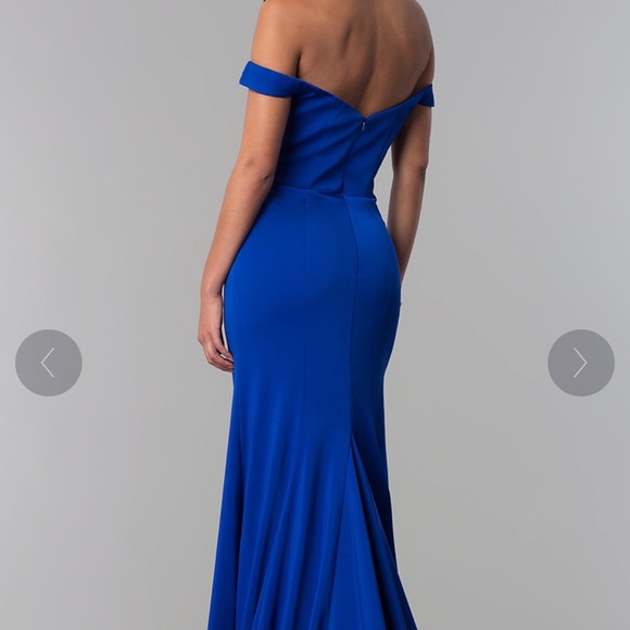 Off the Shoulder Mermaid Gown - Picture 2 of 3